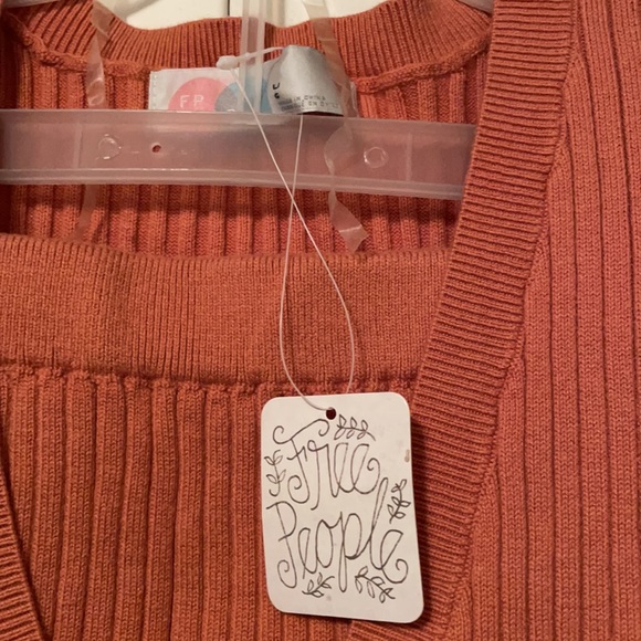 Free people orange two peice - Picture 4 of 5